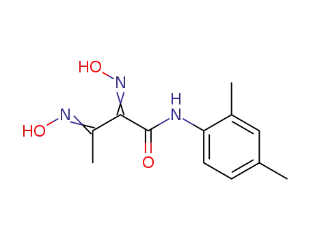 Molecular Structure of 85968-66-7 (2,3-bis-hydroxyimino-butyric acid-(2,4-dimethyl-anilide))