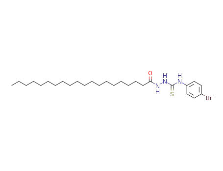 Molecular Structure of 124513-95-7 (4-(4-bromo-phenyl)-1-eicosanoyl thiosemicarbazide)