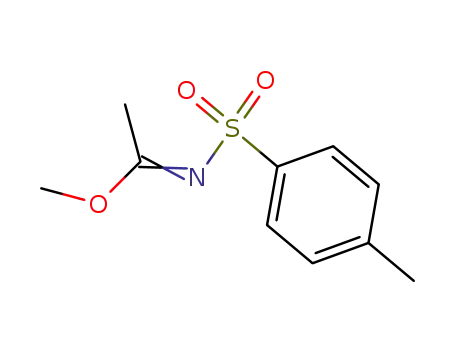Molecular Structure of 40412-03-1 (Ethanimidic acid, N-[(4-methylphenyl)sulfonyl]-, methyl ester)