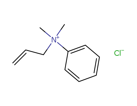 Molecular Structure of 114841-77-9 (Benzenaminium, N,N-dimethyl-N-2-propenyl-, chloride)