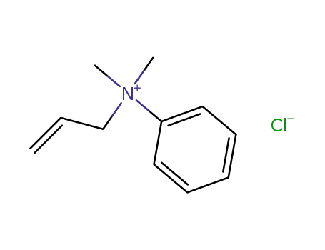 Molecular Structure of 114841-77-9 (Benzenaminium, N,N-dimethyl-N-2-propenyl-, chloride)