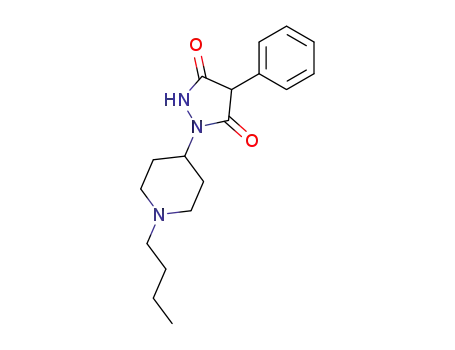 1-(1-butyl-[4]piperidyl)-4-phenyl-pyrazolidine-3,5-dione