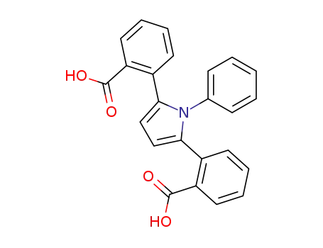 Molecular Structure of 952009-23-3 (2,5-bis-(2-carboxy-phenyl)-1-phenyl-pyrrole)