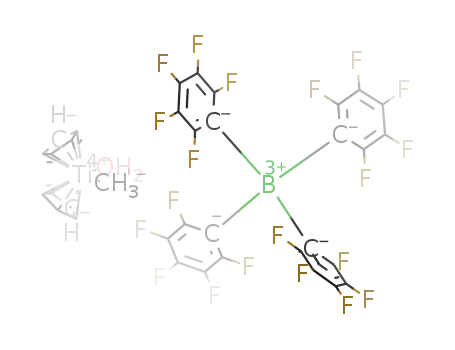 [Cp<sub>2</sub>TiMe(water)][B(C<sub>6</sub>F<sub>5</sub>)4]