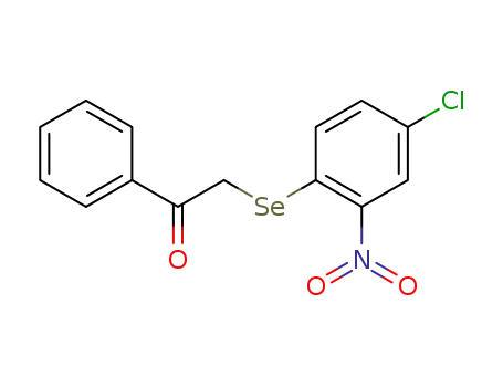 2-(4-chloro-2-nitro-phenylselanyl)-1-phenyl-ethanone