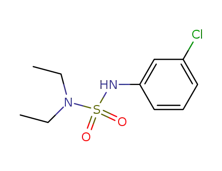 Molecular Structure of 103441-57-2 (<i>N</i>,<i>N</i>-diethyl-<i>N'</i>-(3-chloro-phenyl)-sulfamide)