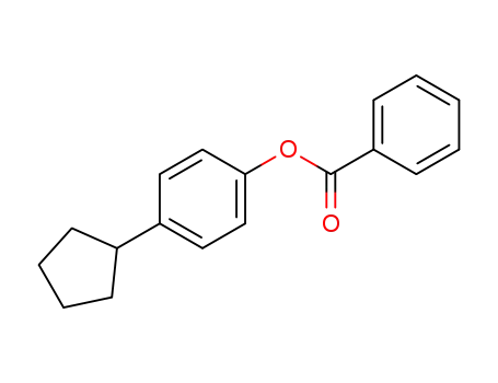 benzoic acid-(4-cyclopentyl-phenyl ester)