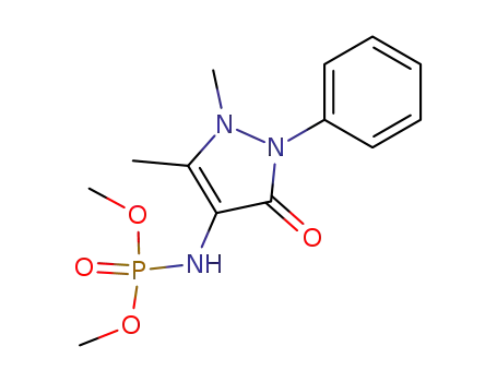 (1,5-dimethyl-3-oxo-2-phenyl-2,3-dihydro-1<i>H</i>-pyrazol-4-yl)-amidophosphoric acid dimethyl ester