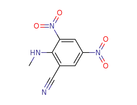 2-methylamino-3,5-dinitro-benzonitrile