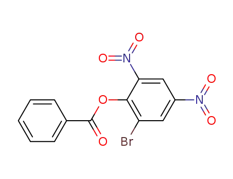 benzoic acid-(2-bromo-4,6-dinitro-phenyl ester)