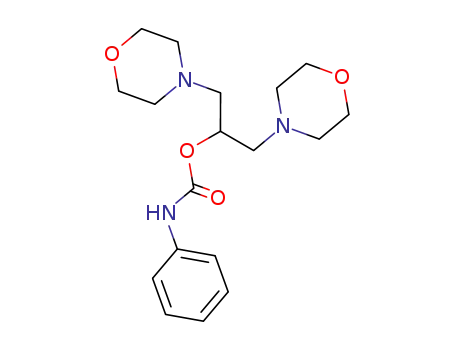 phenyl-carbamic acid-(β,β'-dimorpholino-isopropyl ester)