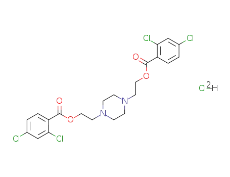 1,4-bis-[2-(2,4-dichloro-benzoyloxy)-ethyl]-piperazine; dihydrochloride
