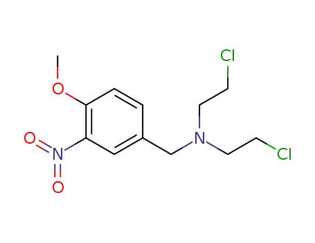 bis-(2-chloro-ethyl)-(4-methoxy-3-nitro-benzyl)-amine