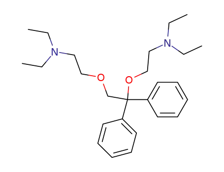 Molecular Structure of 112274-23-4 (1,2-bis-(2-diethylamino-ethoxy)-1,1-diphenyl-ethane)