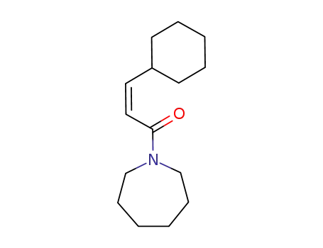 Molecular Structure of 96014-21-0 (1H-Azepine, 1-(3-cyclohexyl-1-oxo-2-propenyl)hexahydro-, (Z)-)
