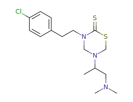3-(4-chloro-phenethyl)-5-(2-dimethylamino-1-methyl-ethyl)-[1,3,5]thiadiazinane-2-thione