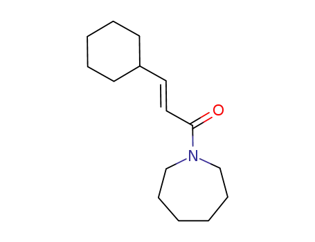 Molecular Structure of 96014-17-4 (1H-Azepine, 1-(3-cyclohexyl-1-oxo-2-propenyl)hexahydro-, (E)-)