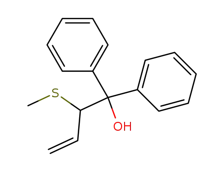 Benzenemethanol, a-[1-(methylthio)-2-propenyl]-a-phenyl-
