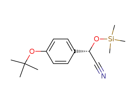(2S)-trimethylsilyloxy(4-tert-butoxyphenyl)acetonitrile