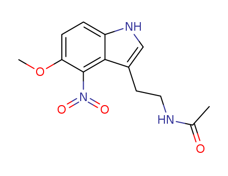 Acetamide, N-[2-(5-methoxy-4-nitro-1H-indol-3-yl)ethyl]-(304854-99-7)