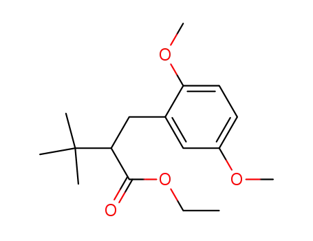 ethyl 3,3-dimethyl-2-(2,5-dimethoxyphenylmethyl)butanoate