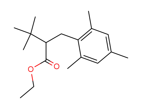 ethyl 3,3-dimethyl-2-(2,4,6-trimethylphenyl)butanoate