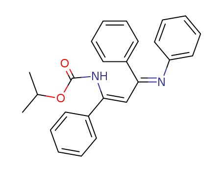 Carbamic acid, [1,3-diphenyl-3-(phenylimino)-1-propenyl]-, 1-methylethyl ester