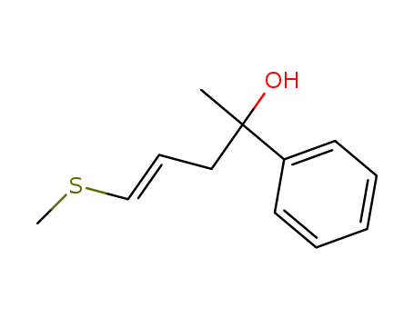 Benzenemethanol, a-methyl-a-[3-(methylthio)-2-propenyl]-, (E)-