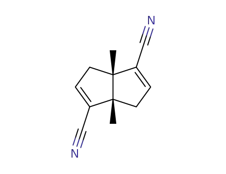 Molecular Structure of 84451-91-2 (1,4-Pentalenedicarbonitrile, 3,3a,6,6a-tetrahydro-3a,6a-dimethyl-, cis-)
