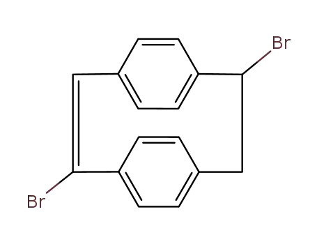 Molecular Structure of 109764-63-8 (1,9-Dibrom<2.2>paracyclophan-1-en)