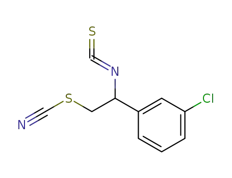 1-(3-Chlorophenyl)-1-isothiocyanato-2-thiocyanatoethane