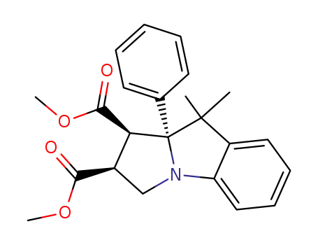 dimethyl rel-(1S,2R,9aR)-2,3,9,9a-tetrahydro-9,9-dimethyl-9a-phenyl-1H-pyrrolo<1,2-a>indole-1,2-dicarboxylate