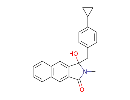 3-(4-Cyclopropyl-benzyl)-3-hydroxy-2-methyl-2,3-dihydro-benzo[f]isoindol-1-one