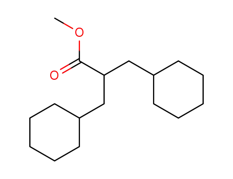 Molecular Structure of 102617-50-5 (3-Cyclohexyl-2-(cyclohexylmethyl)propionsaeure-methylester)