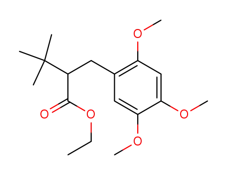ethyl 3,3-dimethyl-2-(2,4,5-trimethoxyphenylmethyl)butanoate
