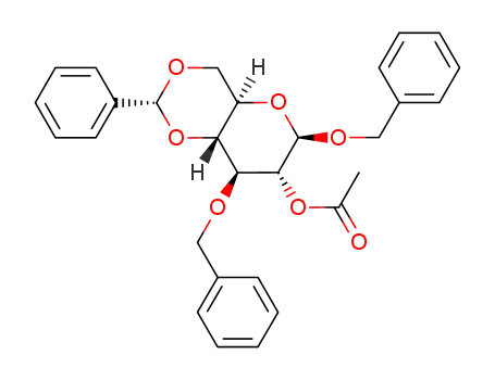 benzyl 2-O-acetyl-3-O-benzyl-4,6-O-benzylidene-β-D-glucopyranoside