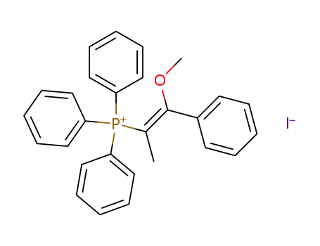 ((Z)-2-Methoxy-1-methyl-2-phenyl-vinyl)-triphenyl-phosphonium; iodide