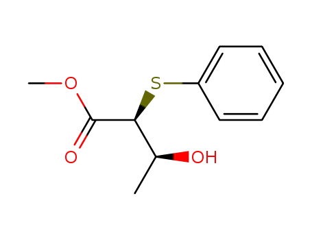 (2S,3S)-3-Hydroxy-2-phenylsulfanyl-butyric acid methyl ester