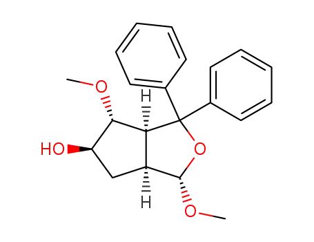 (3S,3aS,5R,6R,6aS)-3,6-Dimethoxy-1,1-diphenyl-hexahydro-cyclopenta[c]furan-5-ol