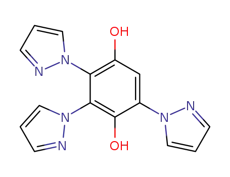 1,4-Benzenediol, 2,3,5-tri-1H-pyrazol-1-yl-