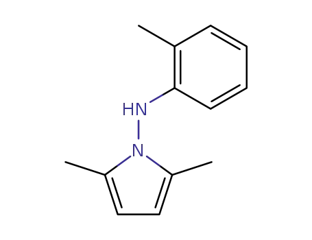 Molecular Structure of 32570-26-6 ((2,5-dimethyl-pyrrol-1-yl)-<i>o</i>-tolyl-amine)