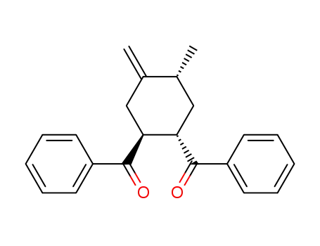 dibenzoyl-4c,5t methyl-2r methylene-1 cyclohexane