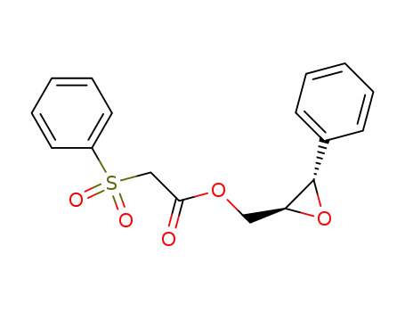 Benzenesulfonyl-acetic acid (2S,3S)-3-phenyl-oxiranylmethyl ester