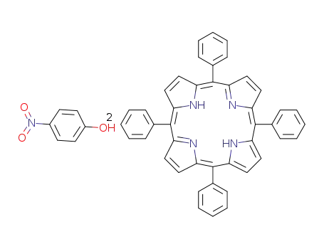 (5Z,10Z,14Z,19Z)-5,10,15,20-Tetraphenyl-porphyrin; compound with 4-nitro-phenol