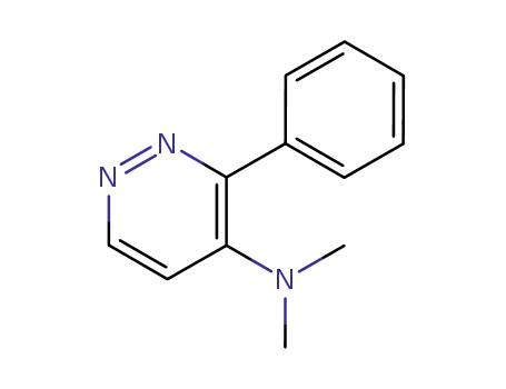 Molecular Structure of 57767-66-5 (4-Pyridazinamine, N,N-dimethyl-3-phenyl-)