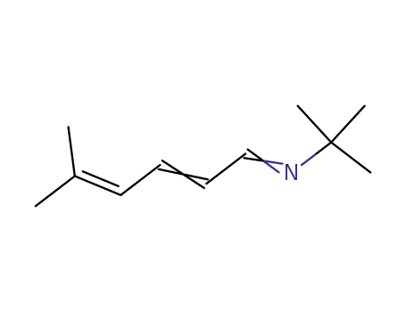 tert-Butyl-[(E)-5-methyl-hexa-2,4-dien-(E)-ylidene]-amine