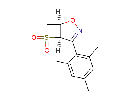 (1R,5R)-4-(2,4,6-Trimethyl-phenyl)-2-oxa-6-thia-3-aza-bicyclo[3.2.0]hept-3-ene 6,6-dioxide