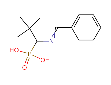 1-(N-benzylideneamino)-2,2-dimethylpropylphosphonic acid