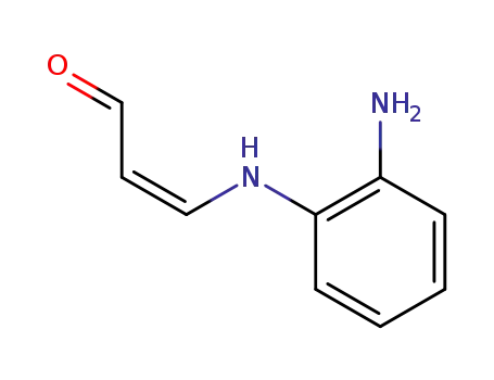Molecular Structure of 62086-51-5 (2-Propenal, 3-[(2-aminophenyl)amino]-)