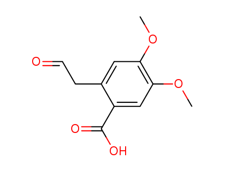 Benzoic acid, 4,5-dimethoxy-2-(2-oxoethyl)-